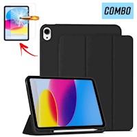 Pack Mica + Smart Case Para iPad 10ma Gen 10.9 Cover A2696 A2757